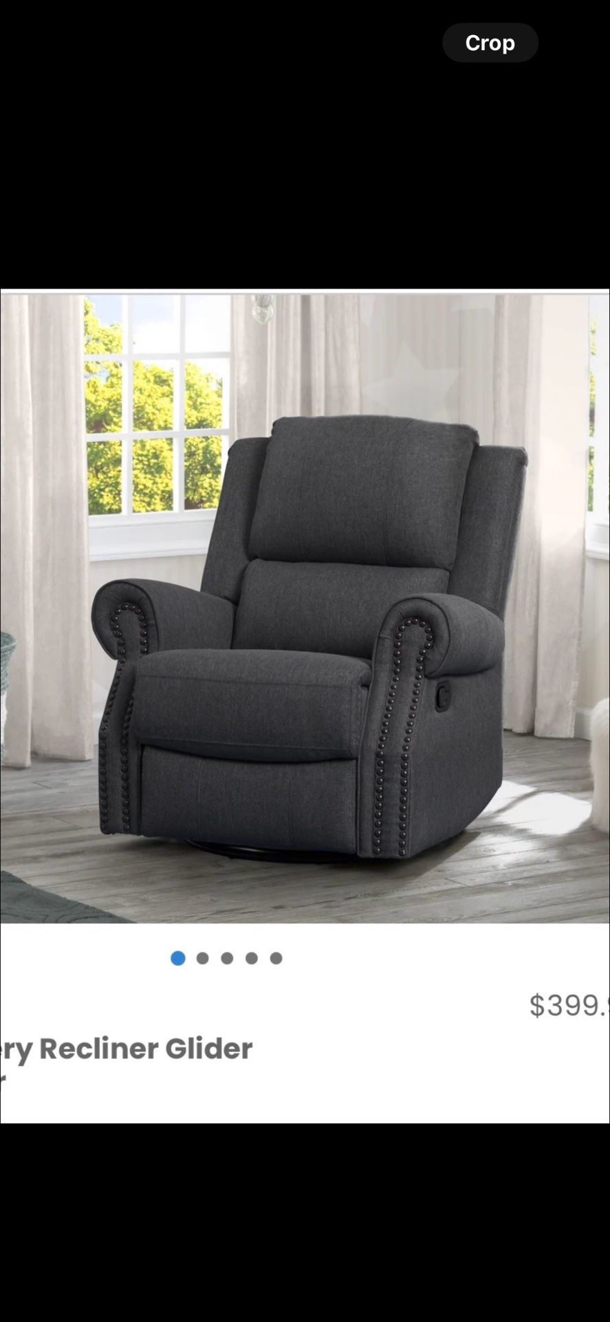 Recliner/ Dylan Nursery Recliner Glider/ chair/ kids/ nursery/ furniture/ New