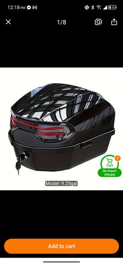 Heavy duty box for the back of your bike l