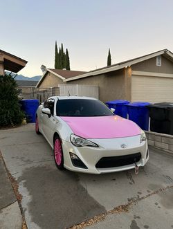 2014 Scion FR-S Monogram White & Pink
