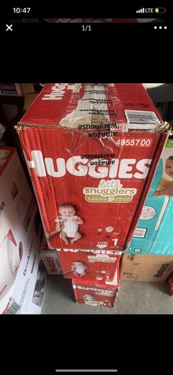 Huggies little snugglers size 1 ,198 count