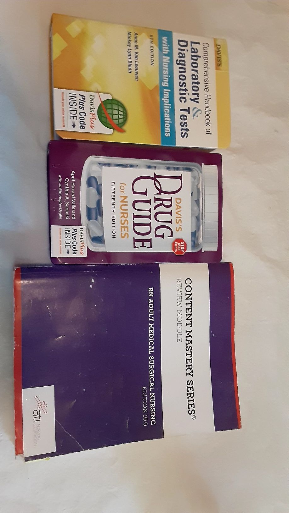 Davis's college Nursing textbooks