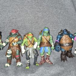 Teenage Mutant Ninja Turtles Action Figures Lot 