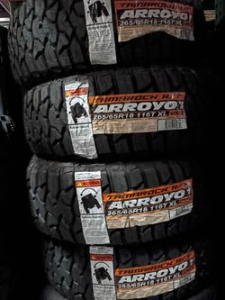 265/65R18 Arroyo Rugged Terrain and 4 llantas nuevas instaladas y balanceadas open day 7