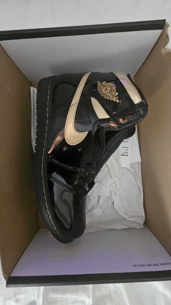 Jordan 1 Hightop Black Patent Leather