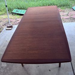 Danish Modern Teak Dining Table 