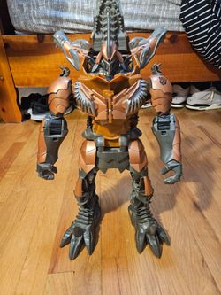 18 inch lights and sounds grimlock transformer