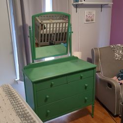 Green Industrial Dresser 