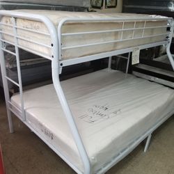 New Twin/full Metal Bunk Bed Only  $330