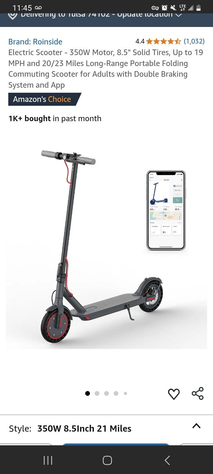I Scooter 21mph