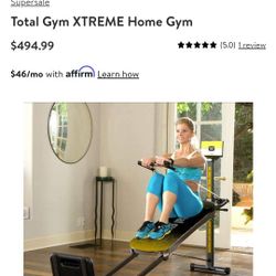 Total Gym XTREME Home Gym $275