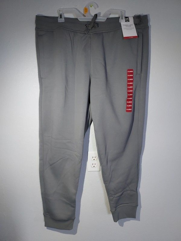 Member's Mark Men's Fleece Lined Joggers Size XL Gray