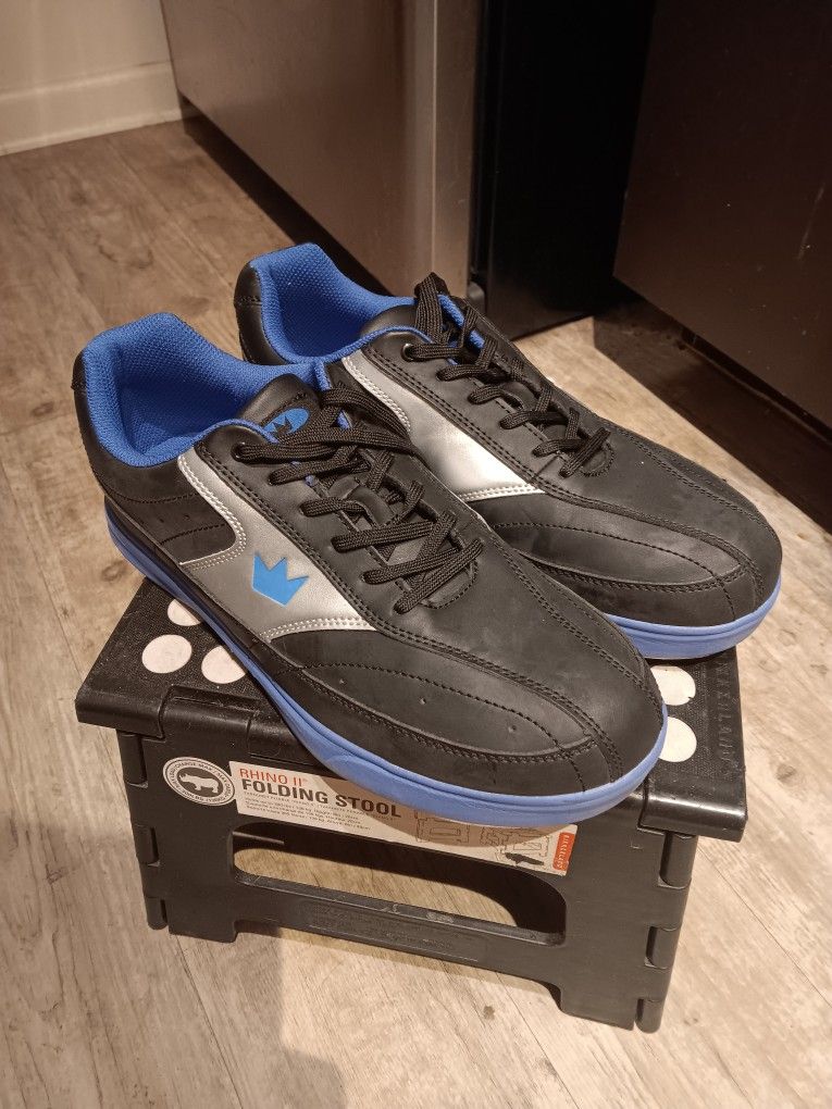 Brunswick Men's Renegade Black/Royal Bowling Shoes