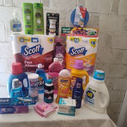 Especial súper paquete de lavandería y productos para la casa el precio firme