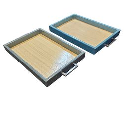 solid wood sering trays ( good last minute gift)