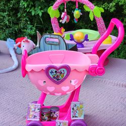 Disney Minnie Mouse Happy Helpers Bowtique Shopping Cart