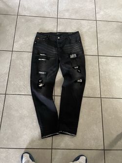 Purple jeans