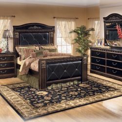 Ashley Coal Creek B175 King Size Mansion Bedroom Set