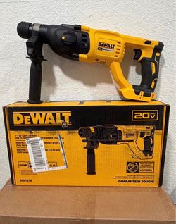 DEWALT 20V MAX Cordless Brushless 1 in. SDS Plus D-Handle Concrete and Masonry Rotary Hammer (Tool Only) $125 new firm price thanks
