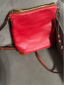 Red Pebble leather Dooney