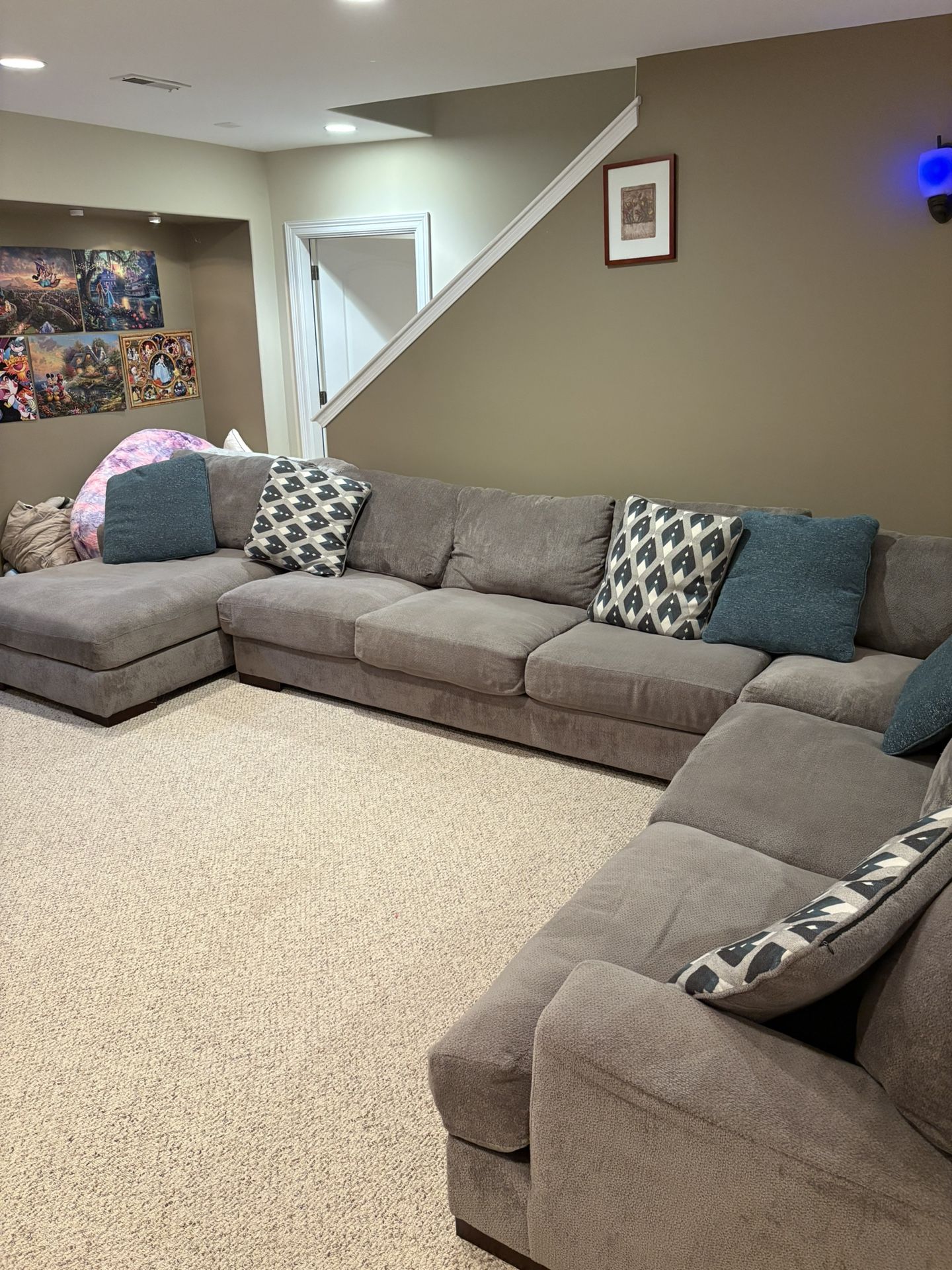 Large Grey Sectional