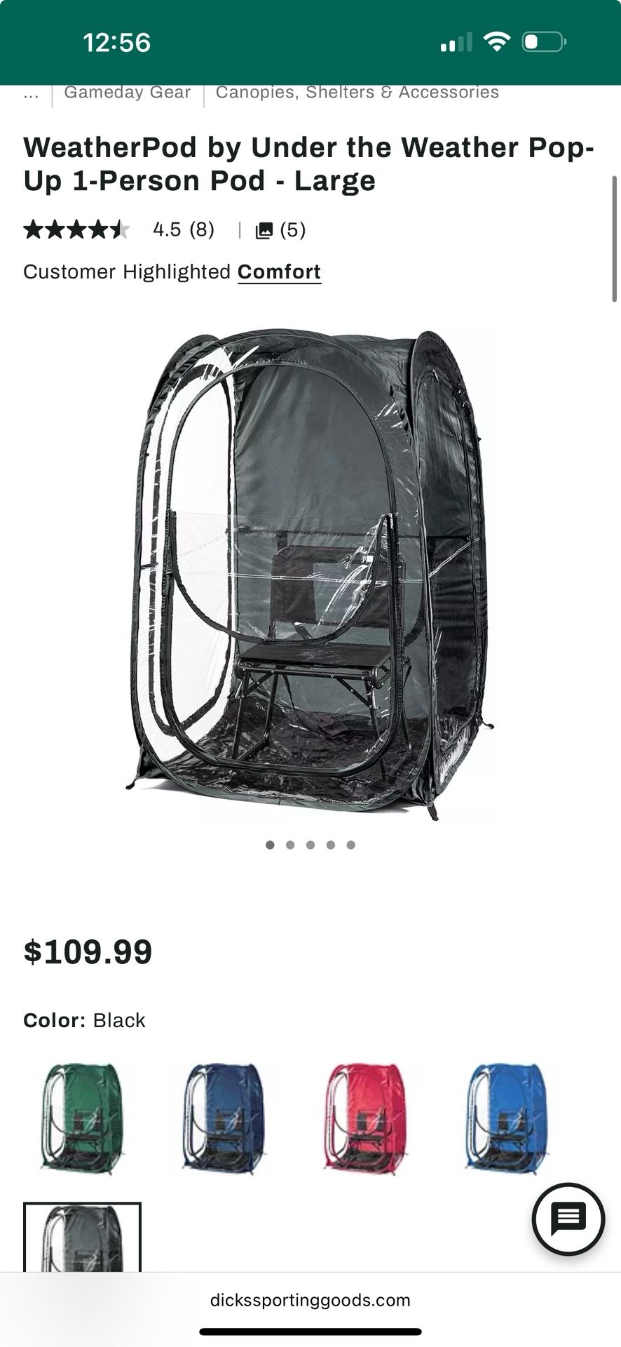 Weather Pod Tent