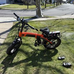 MAXFOOT FOLDABLE  FAT TIRE ELECTRIC BIKE