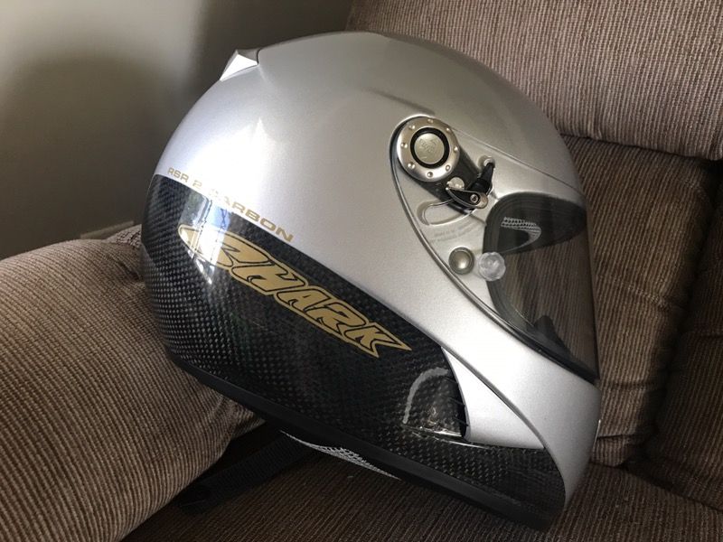 SHARK RSR2 CARBON MOTORCYCLE RACE FULL FACE HELMET SIZE M