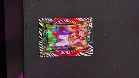 Travis kelce select zebra print