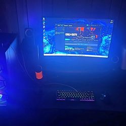 Custom PC+ Keyboard, Mouse, Microphone, Speakers and Monitor