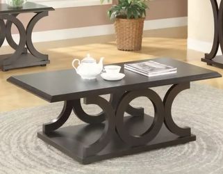 Shelly Cappuccino Coffee Table 