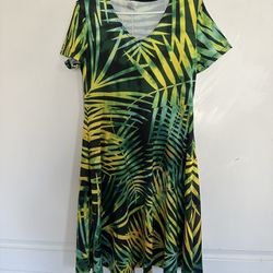 Summer Print Midi Dress