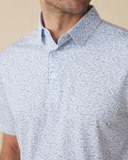 NWT Straight Down Men’s American Muscle Polo - Moonlight/WhiteLarge MSRP $110