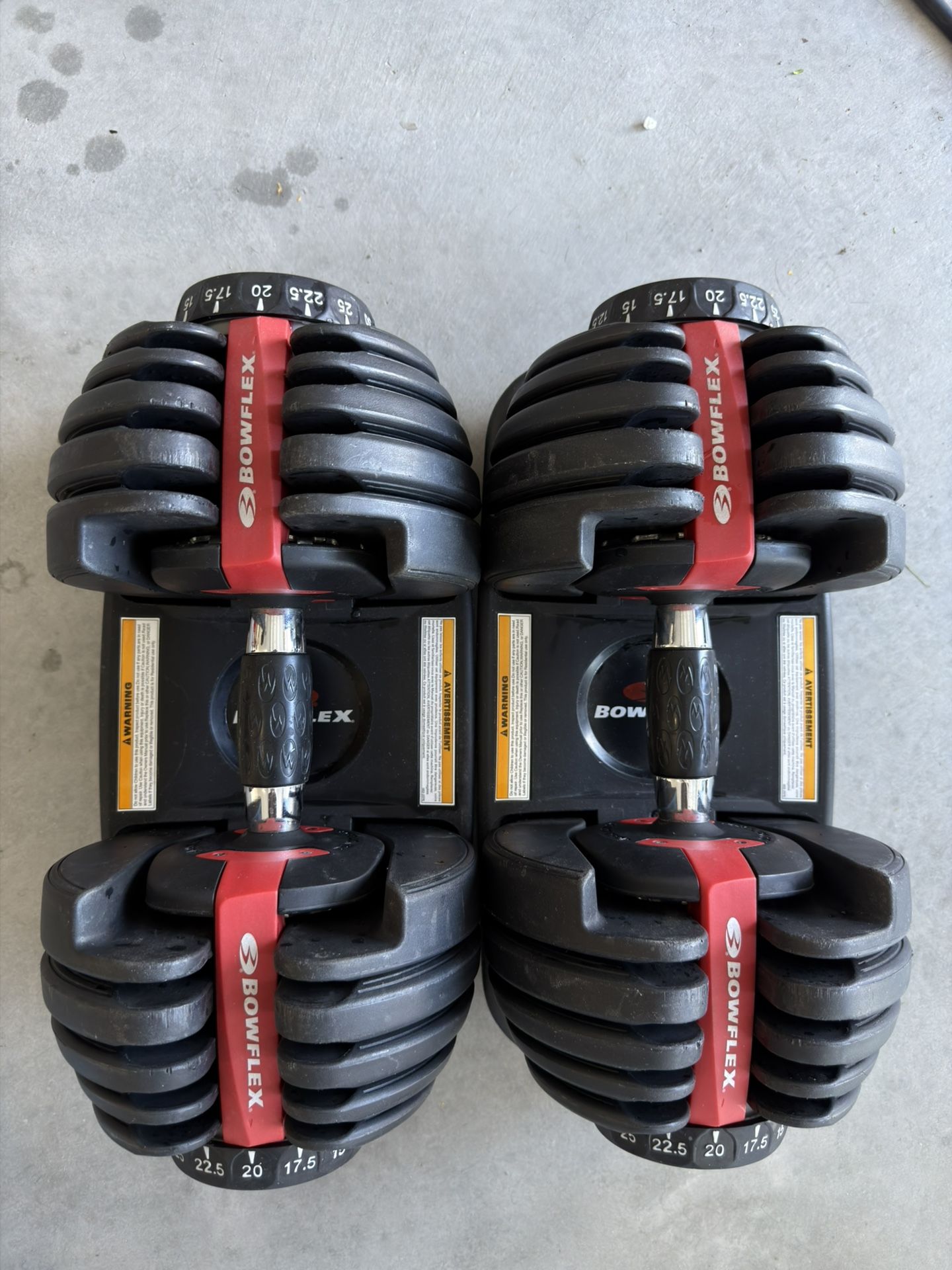 Bowflex dumbbells 552