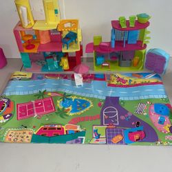 Polly Pocket Beach, Mall, Apartment & Jeep