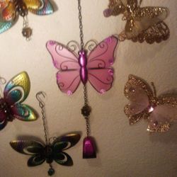 Butterfly Wind Chimes And Deco