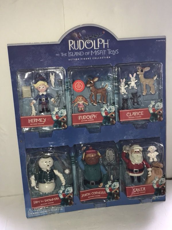 Rudolph and The Island of Misfit Toys Action Figure Collection New 2001 Rare
