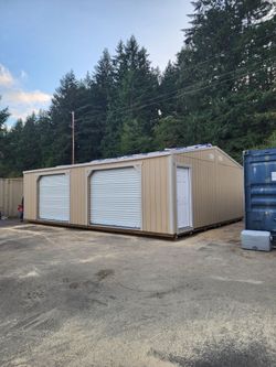 Custom Double wide garage available