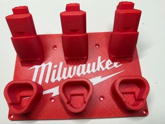 Milwaukee m12 battery and tool holder