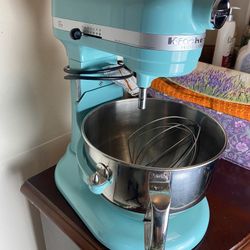 KitchenAid 6-Quart 10-Speed Blue Steel Stand Mixer at