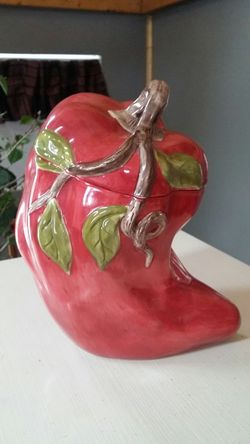 Pepper cookie jar