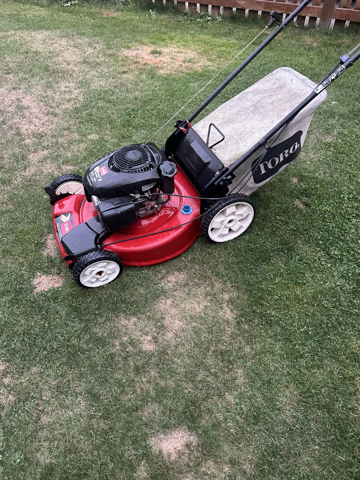 Toro self propelled lawn mower
