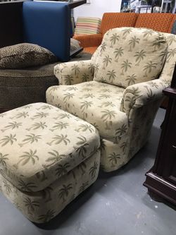 Chair and ottoman