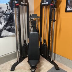 Inspire Home Gym Fitness Trainer 300 Pounds With Pull Up Bar 