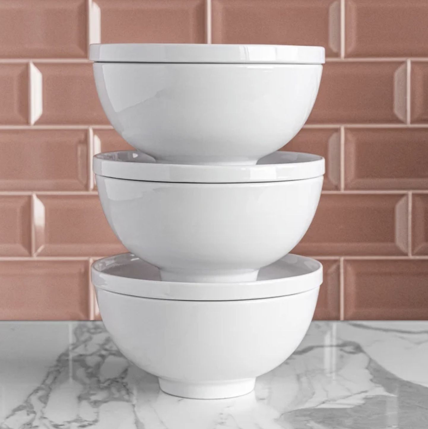 6-Piece Bowl & Lid/Plate Set (Brand New, Unopened)