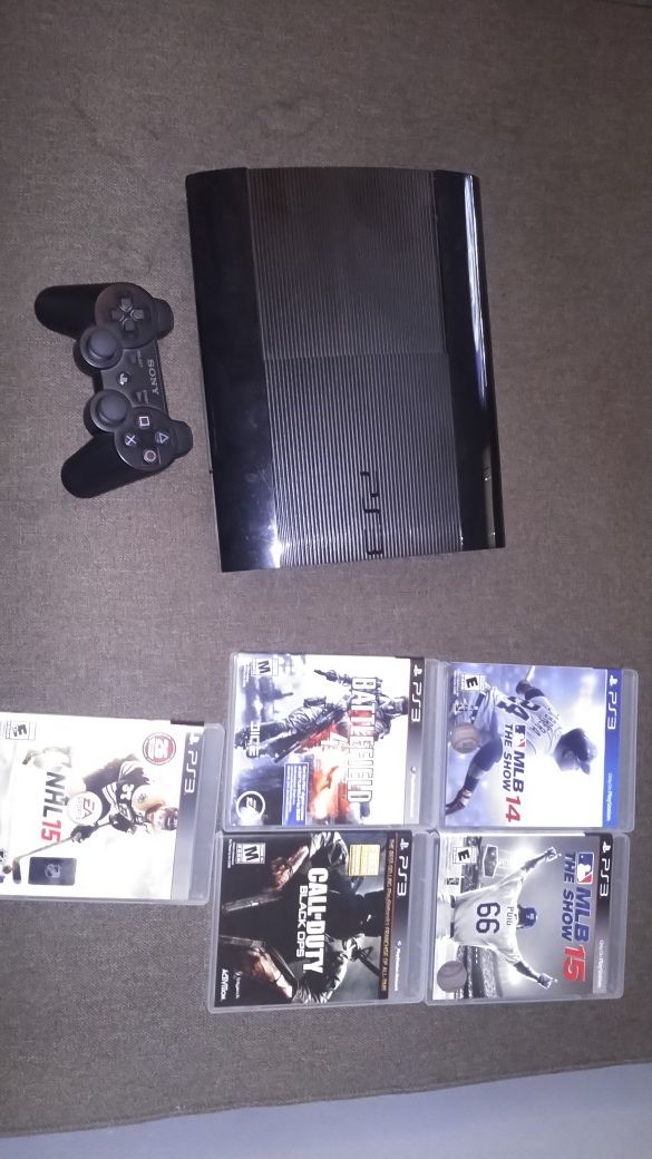 PS3 and five games