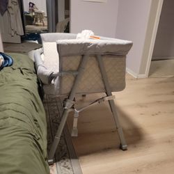 Bedside Bassinet (Practically New) 