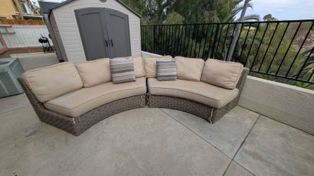 Patio Furniture, Couch Quarter-round Large and Medium