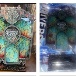Universal HORROR NIGHTS Standing Puzzle Frame w/ 3 pieces (All New In Plastic)
