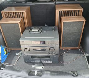 RETRO SOUND SYSTEM, Sony LBT-D107, Panasonic speaker system
