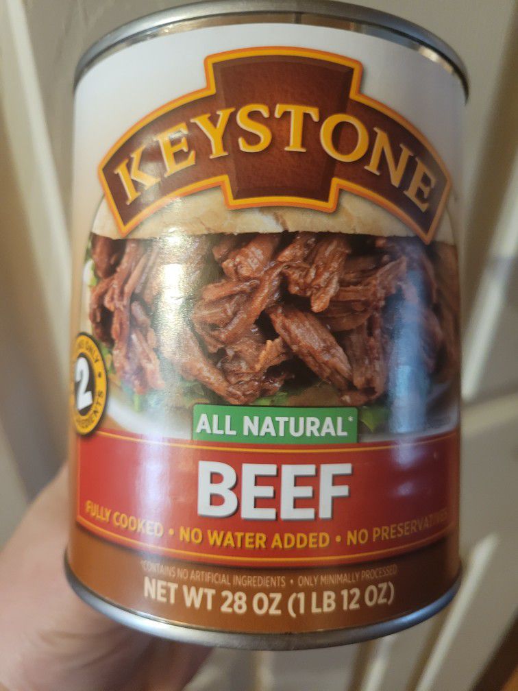 canned beef
